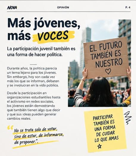 Página 5 de la edición #41 del Boletín de NOVA