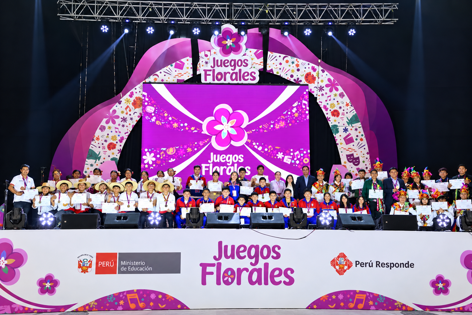 Juegos Florales 2026: escolares de todo el Perú destacan en competencias de arte y cultura